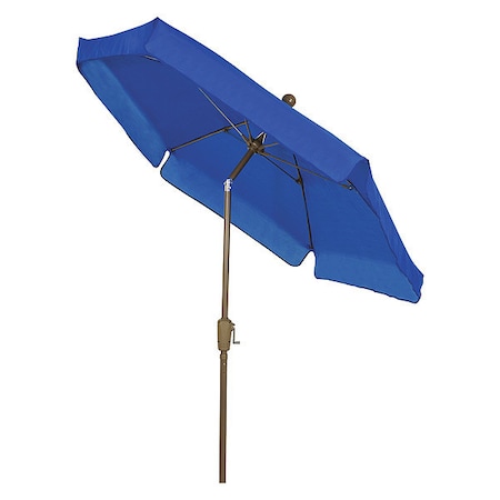 Fiberbuilt Garden Tilt Umbrella Crank Cb, Blue, 7.5ft. 7GCRCB-T-PACIFIC BLUE