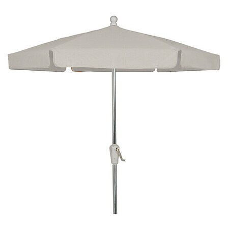 Fiberbuilt Garden Umbrella Crnk Ba W/Ntrl, 7.5Ft 7GCRA-NATURAL