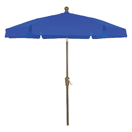 Fiberbuilt Garden Umbrella Crank Cb, Blue, 7.5 ft. 7GCRCB-PACIFIC BLUE