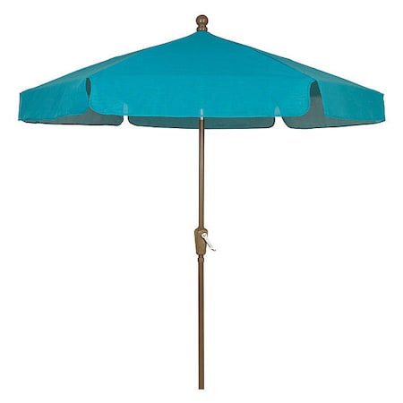 Fiberbuilt Garden Umbrella Crank Cb, Teal, 7.5 ft. 7GCRCB-TEAL