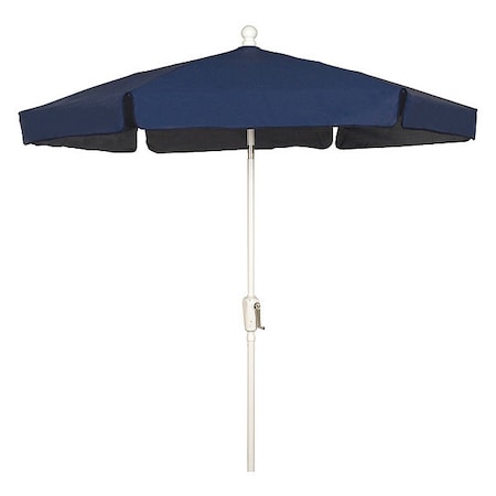 Fiberbuilt Garden Umbrella CrankW/Navy Blue, 7.5 ft. 7GCRW-NAVY BLUE