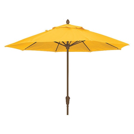 Fiberbuilt Mrkt Umbrella 8Rib Cb Crnk, Bttrcup, 7.5Ft 7MCRCB-4635