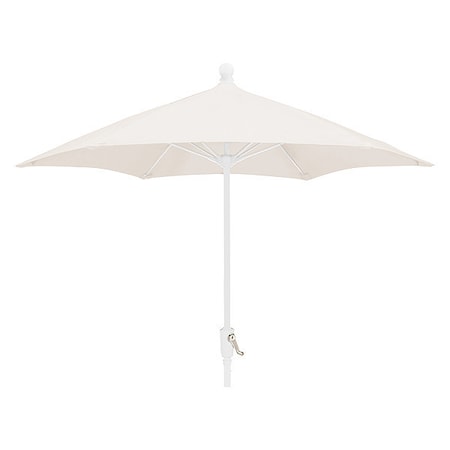 Fiberbuilt Patio Umbrella Crank White, Natural, 7.5 ft. 7HCRW-NATURAL