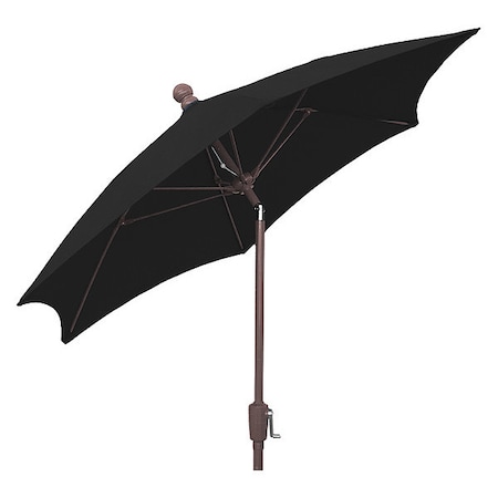 Fiberbuilt Patio Tilt Umbrella Crank Cb, Black, 7.5 ft. 7HCRCB-T-BLACK