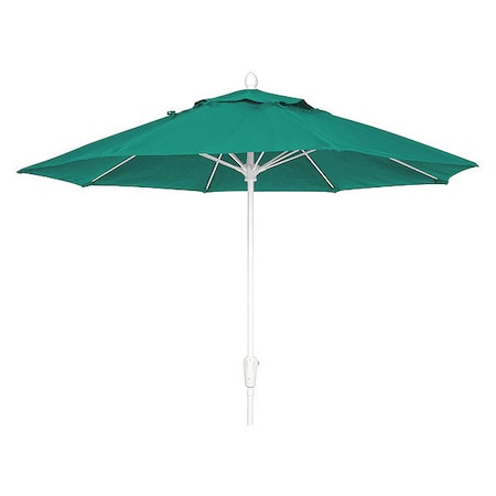 Fiberbuilt Oct Market Umbrella 8Rib Crank, Teal, 9 ft. 9MCRW-5456