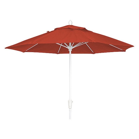 Fiberbuilt Mrkt Umbrella 8Rib Crnk, Terracotta, 7.5Ft 7MCRW-4622