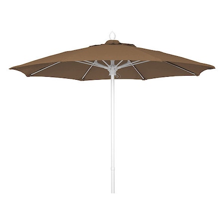 Fiberbuilt Market Umbrella 8Rib Push Up, Cocoa, 7.5 ft. 7MPUW-4676