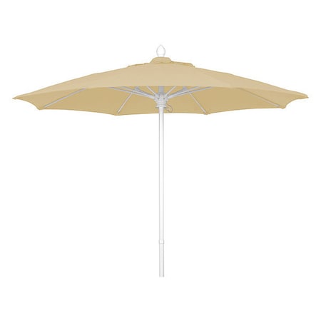 Fiberbuilt Market Umbrella 8Rib Push Up, Linen, 7.5 ft. 7MPUW-4633