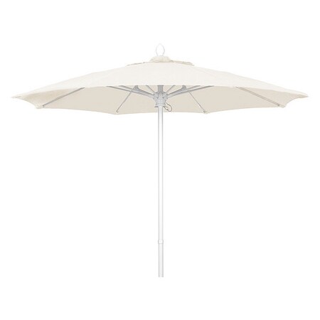 Fiberbuilt Market Umbrella 8Rib Push Up, Natural, 7.5 ft. 7MPUW-4604