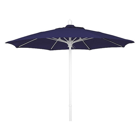Fiberbuilt Market Umbrella 8Rib Push Up, Navy, 7.5 ft. 7MPUW-4646