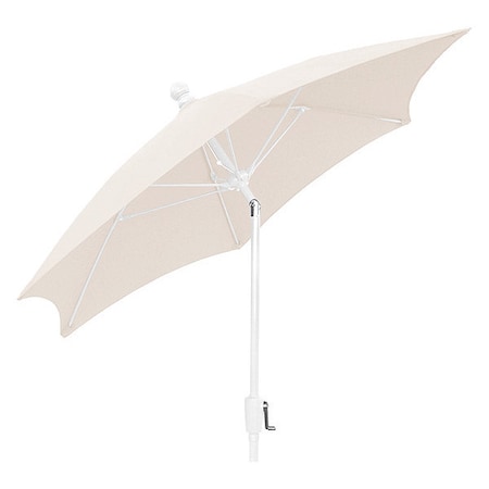Fiberbuilt Patio Tilt Umbrella CrankW/Natural, 7.5 ft. 7HCRW-T-NATURAL