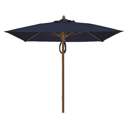 Fiberbuilt Market Umbrella 4Rib Pulley Pin Navy, 7.5 ft. 7SQMPPCB-4646