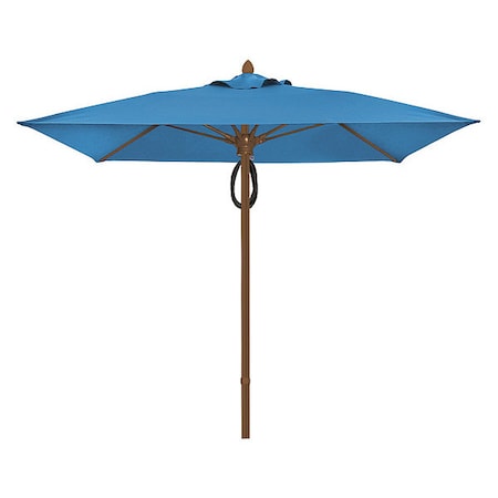 Fiberbuilt Market Umbrella 4Rib Pulley Pin Blue, 7.5 ft. 7SQMPPCB-4624