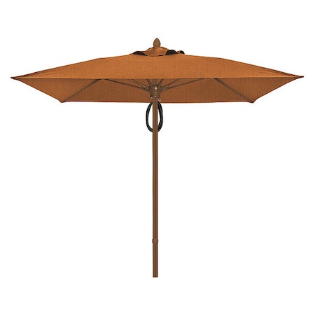 Fiberbuilt Mrkt Umbrella 4Rib Plly Pin Cb, Tan, 7.5Ft 7SQMPPCB-4614