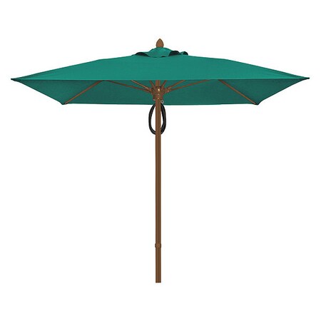 Fiberbuilt Market Umbrella 4Rib Pulley Pin, Teal, 7.5ft. 7SQMPPCB-5456