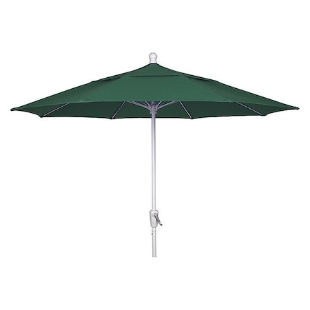 Fiberbuilt Oct Home Patio Umbrella CrankW/Green, 9 ft. 9HCRW-FOREST GREEN