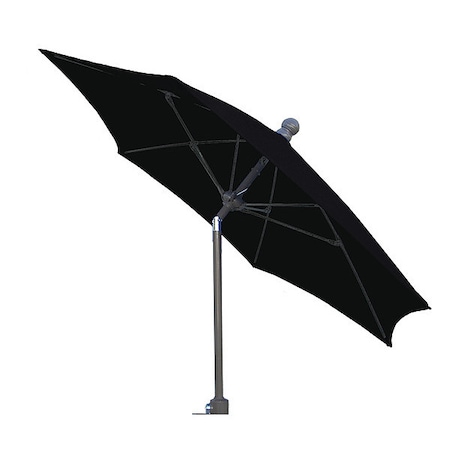 Fiberbuilt Home Patio Tilt Umbrella Crnk Cb, Blk, 9Ft 9HCRCB-T-BLACK