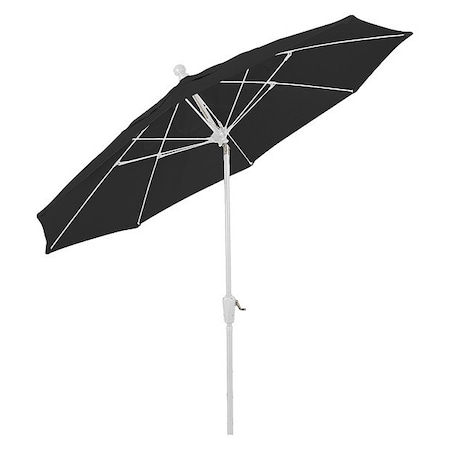 Fiberbuilt Home Patio Tilt Umbrella CrankW/Blk, 9 ft. 9HCRW-T-BLACK