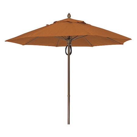 Fiberbuilt Market Umbrella 8Rib Pulley Pin Cb, Tan, 9 ft. 9MPPCB-4614