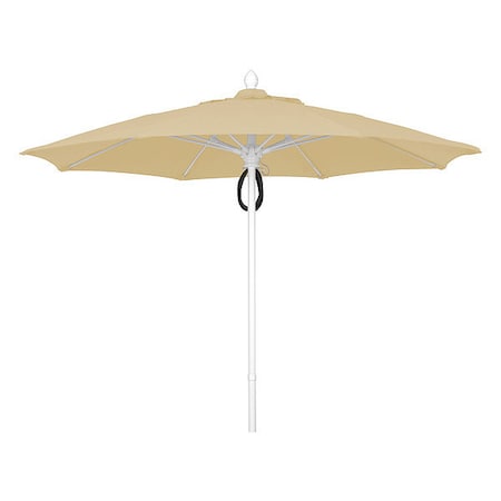 Fiberbuilt Market Umbrella 8Rib Pulley Pin, Linen, 9 ft. 9MPPW-4633