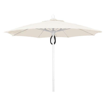 Fiberbuilt Market Umbrella 8Rib Pulley Pin, Natural, 9 ft. 9MPPW-4604