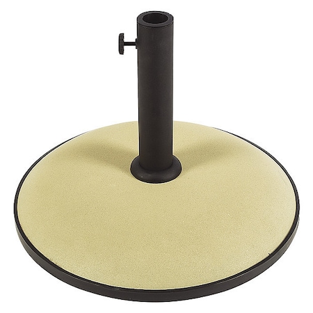 Fiberbuilt Cncrt Free Standing Umbrella, Beige, 55lb. CB19B