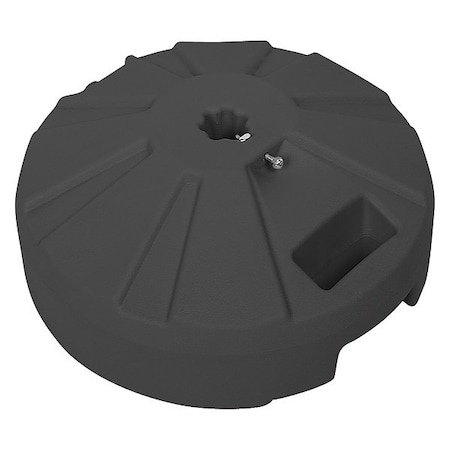 Fiberbuilt Plastic Umbrella Base Up To 50Lb, Blk, 16" PB16K
