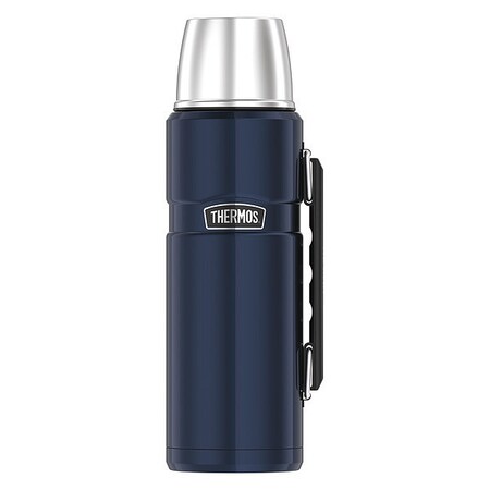 Thermos Stainless Steel Beverage Bottle, 40 oz., Midnight Blue SK2010MBTRI4