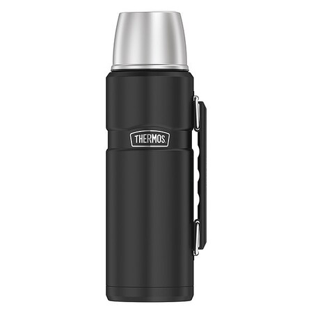 Thermos Stainless Steel Beverage Bottle, 40 oz., Matte Black SK2010BKTRI4