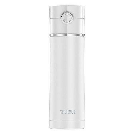 Thermos Sipp Stainless Steel Drink Bottle, 16 oz., Matte White NS4028WH4