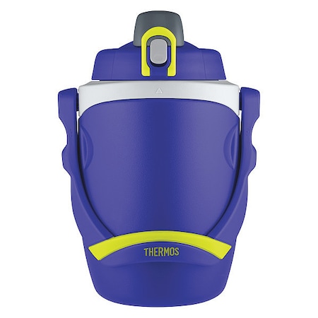 Thermos BPA-Free Hydration Bottle, 64 oz./1.9L, Blue, Cold 12 Hrs FPG1901BL4