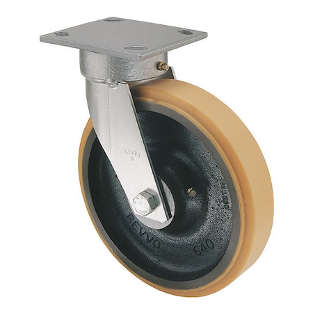 Revvo Swivel Caster Kingpinless Polyurethane W TSK 100 PT1H
