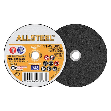 Allsteel Mini CutOff Wheels3 x 13