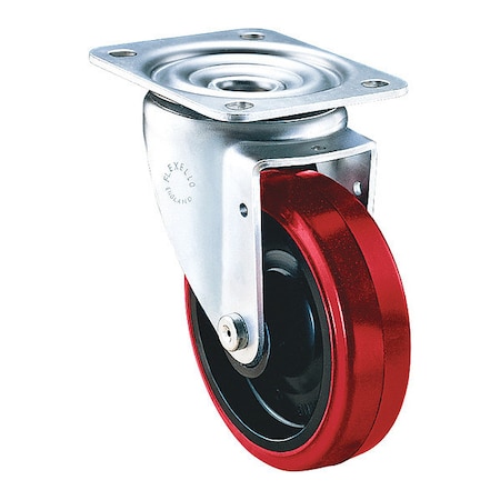 Revvo Swivel Caster Metric, Holes Wheels, 5" 522-PN