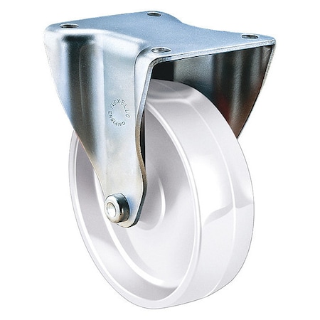 Revvo Rigid Caster Metric Plate, Nylon Wheel P 529-NY