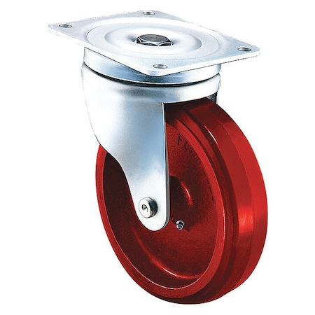 Revvo Swivel Caster Metric Plate, Ploy On Cast 655-SUB
