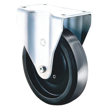 Revvo Rigid Caster Metric Plate, Cast Iron Wh 888-CIB