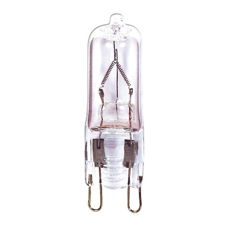 Satco 100W T4 Halogen Light Bulb - G9 Double Loop Base - Clear Finish S3547