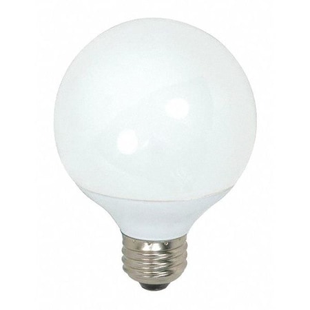 Satco 9W G25 LED Light Bulb - Medium Base - White Finish S7302