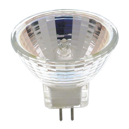 Satco 10W MR11 Halogen Light Bulb - Bi Pin GZ4 Base - Clear Finish S3195