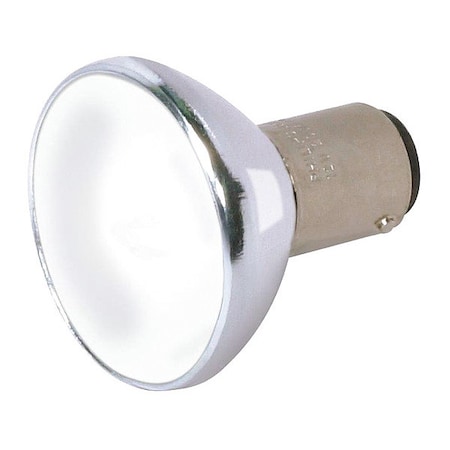 Satco 20W ALR12 Halogen Light Bulb - Bayonet Double Contact Base - Frost Finish S4189