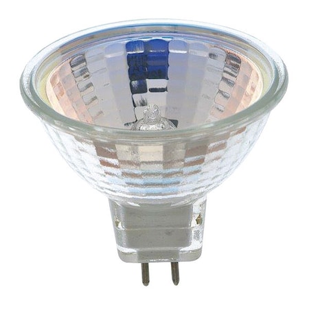 Satco 20W MR16 Halogen Light Bulb - Miniature 2 Pin Round Base - Clear Finish S3461