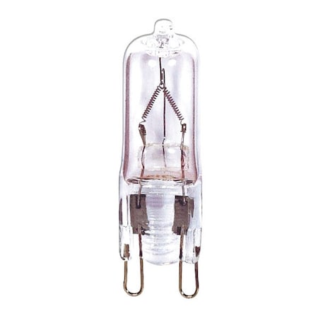 Satco 50W T4 Halogen Light Bulb - G9 Double Loop Base - Clear Finish S4616