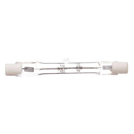 Satco 75W T3 Halogen Light Bulb - Double Ended Recessed Single Contact Base - Clear Finish S3183