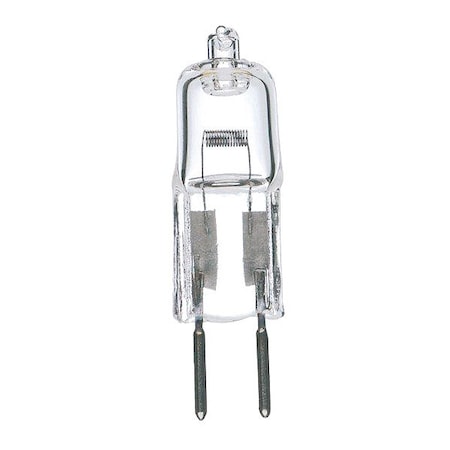 Satco 75W T4 Halogen Light Bulb - Bi Pin GY6.35 Base - Clear Finish S3156