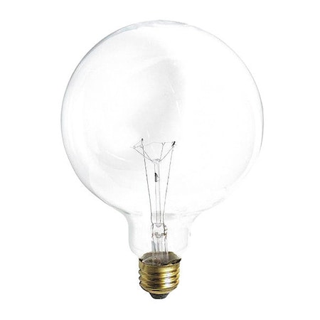 Satco 150 W G40 Incandescent - Clear - 4000 Hours - 1700L - Medium Base - 120V S3014