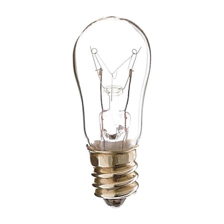 SATCO 12 W S6 Incandescent - Clear - 1500 Hours - 30L - Candelabra Base - 250V S7812