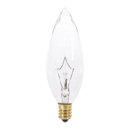 Satco 25 W BA9 1/2 Incandescent - Clear - 1500 Hours - 220L - European Base - 120V - 2-Pack S4711