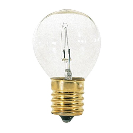 Satco 25 W - Incandescent - S11 - Clear - 1500 Hours - 220L - Intermediate Base - 120V - Carded S3718