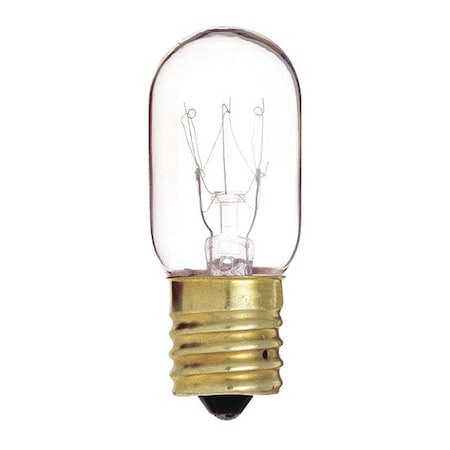 Satco 15 W T7 Incandescent - Clear - 2500 Hours - 95L - Intermediate Base - 130V S3911